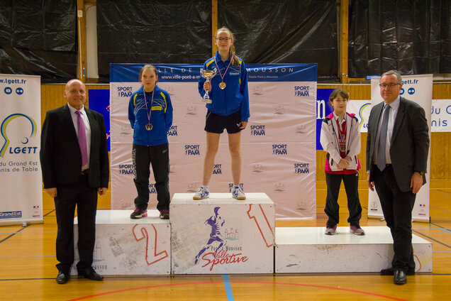 Podium Minimes Filles 1